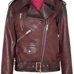 Oversized Textured Leather