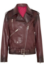 Oversized Textured Leather