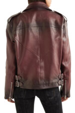 Oversized Textured Leather