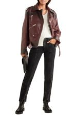 Oversized Textured Leather