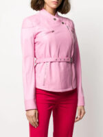 pink-lambskin-belted-slim-fit-jacket