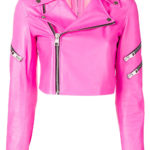 Women's Classic Cropped Sheepskin Pink