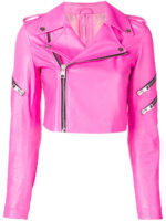 Women's Classic Cropped Sheepskin Pink