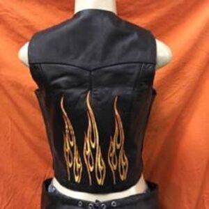 plain-side-vest-with-embroidery-flames
