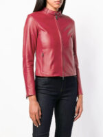 red-fitted-biker-leather-jacket