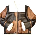 Two Tone Brown Aviator Shearling