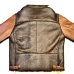 Two Tone Brown Aviator Shearling
