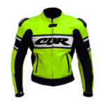cbr-motorcycle-leather-green-and-white-jacket