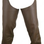 Men Seamless Brown Leather
