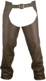 Men Seamless Brown Leather