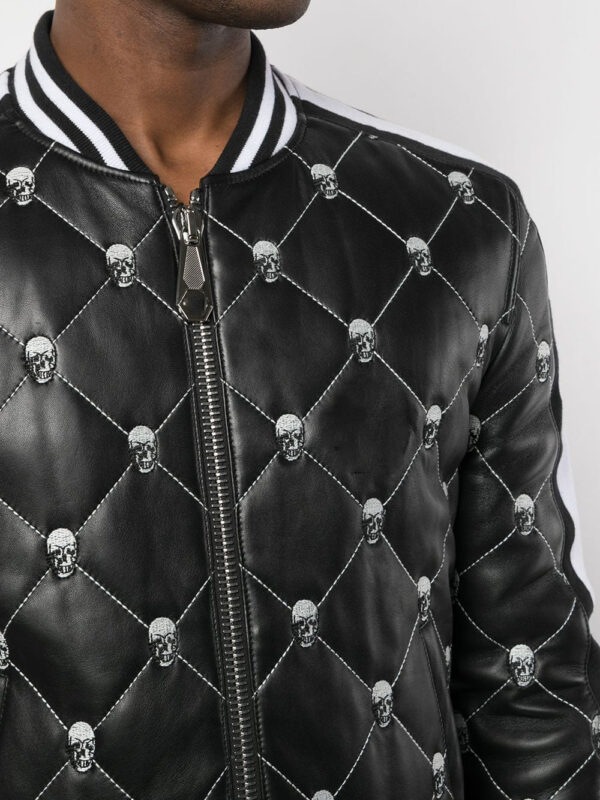 black-skull-quilted-leather-bomber-jacket