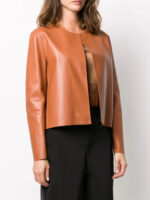 brown-open-front-leather-jacket