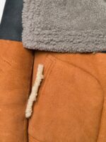 Brown Suede Lamb Fur