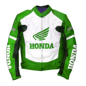 custom-honda-green-and-white-motorcycle-leather-jacket