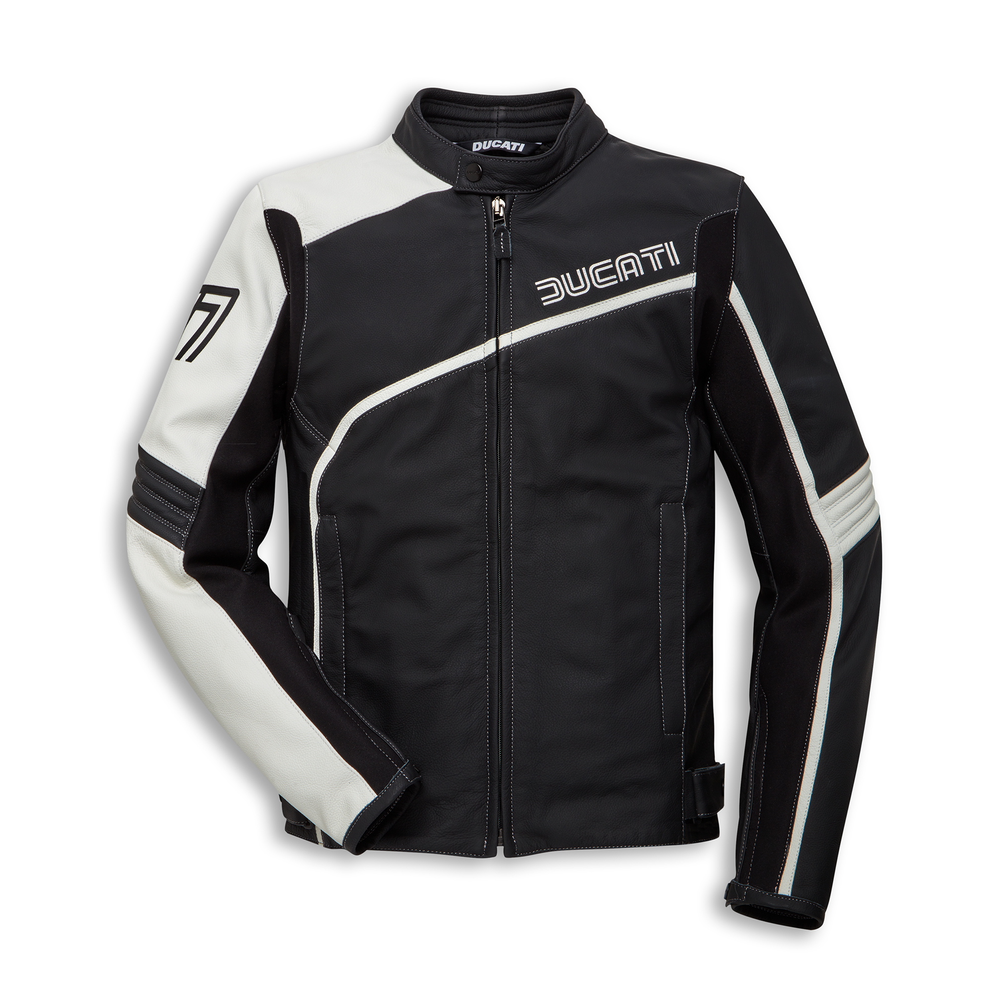 ducati-coarse-black-and-white-motorcycle-jacket ducati-coarse-black-and-white-motorcycle-jacket