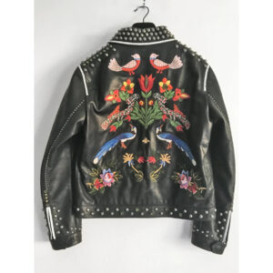 embellished-studded-floral-embroidered-leather-jacket