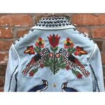 embellished-studded-padded-blue-leather-jacket