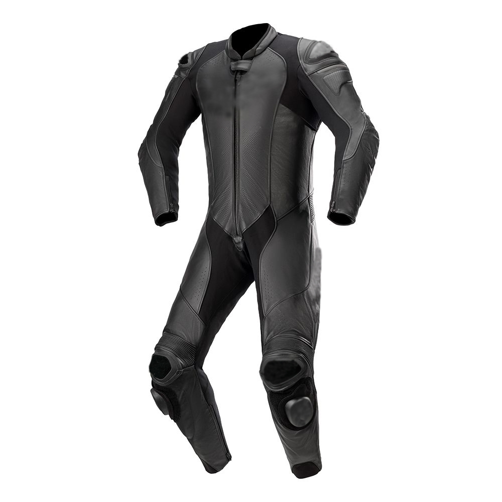 gp-plus-v3-graphite-leather-suit AA black-custom-motorcycle-leather-suit