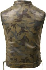 hillside-camouflage-biker-leather-vest