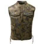 hillside-camouflage-biker-leather-vest