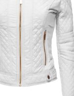 Winter Warm Quilted Fur Lined Slim Fit Biker Jackets - Image 2