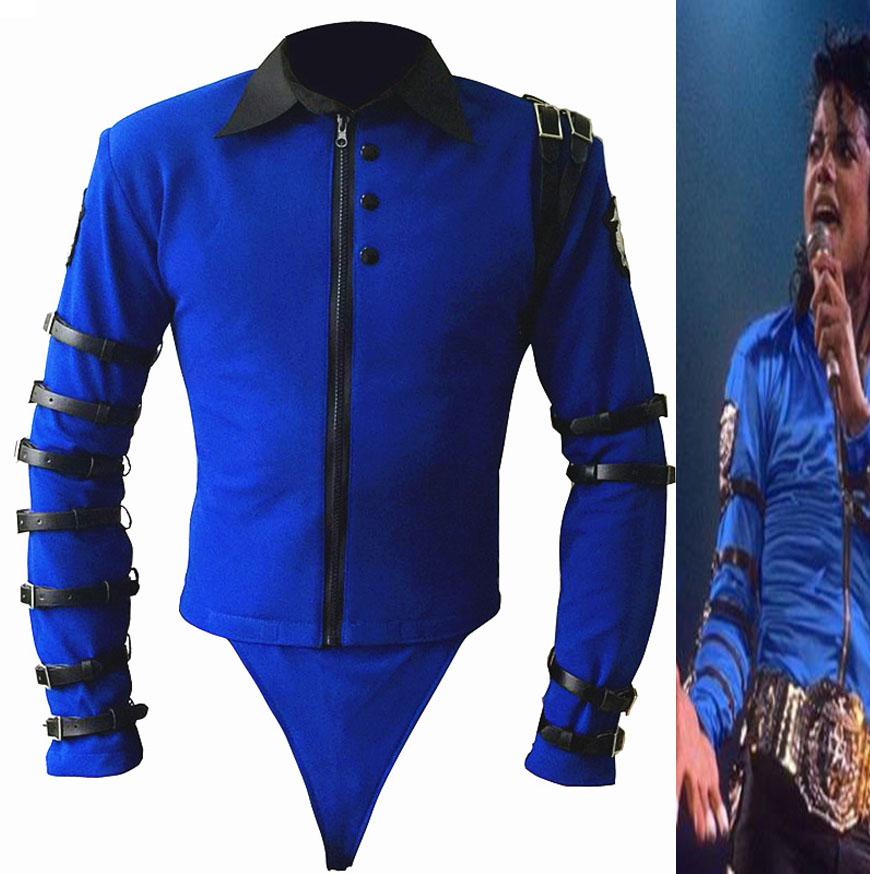 Michael Jackson BAD tour Punk Style Skinny Jacket - Maker of Jacket