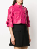 pink-cropped-lambskin-leather-jacket