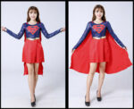 Supergirl Costume Halloween Party Fancy Dress Outfit