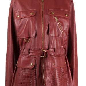 terracota-red-lambskin-belted-leather-coat