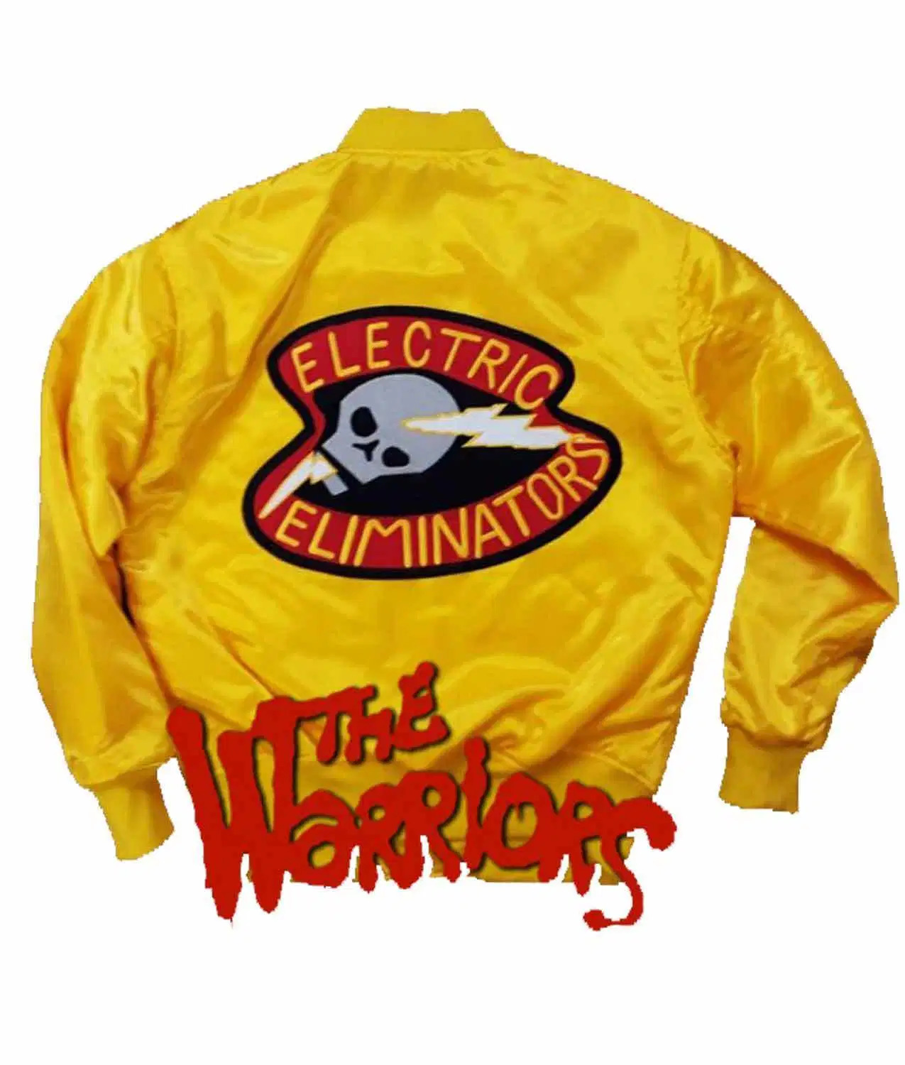 the-warriors-electric-eliminators-yellow-bomber-jacket the-warriors-electric-eliminators-yellow-bomber-jacket