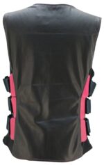 two-tone-interceptor-black-hot-pink-leather-vest
