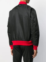 X Schott Contrast Trim Bomber Jacket - Image 4