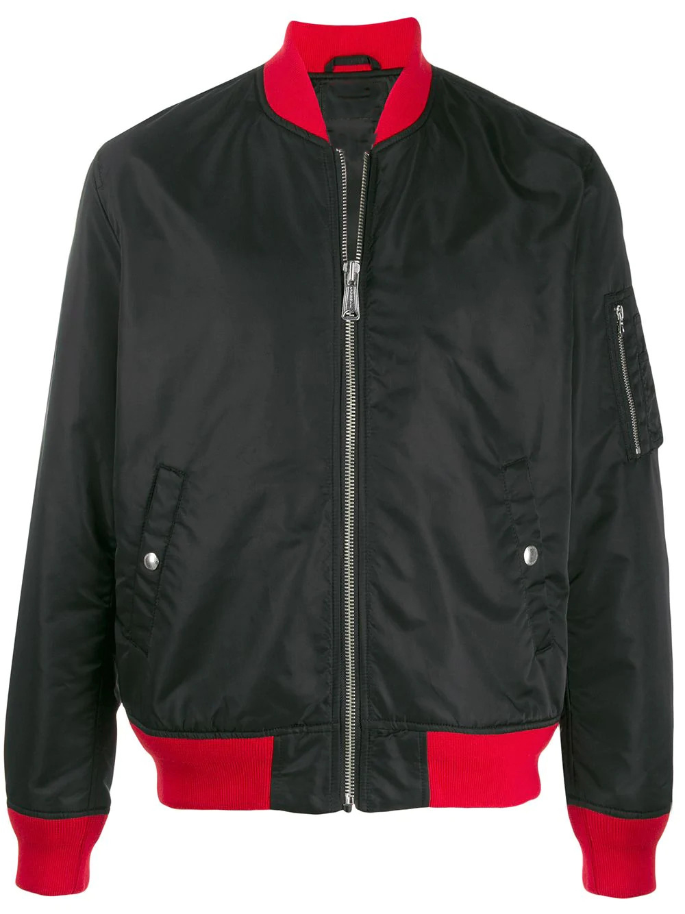 x-schott-contrast-trim-bomber-jacket X Schott Contrast Trim Bomber Jacket - Image 1