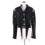 black-buckskin-suede-leather-fringes-biker-jacket