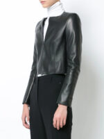 black-leather-cropped-fitted-jacket