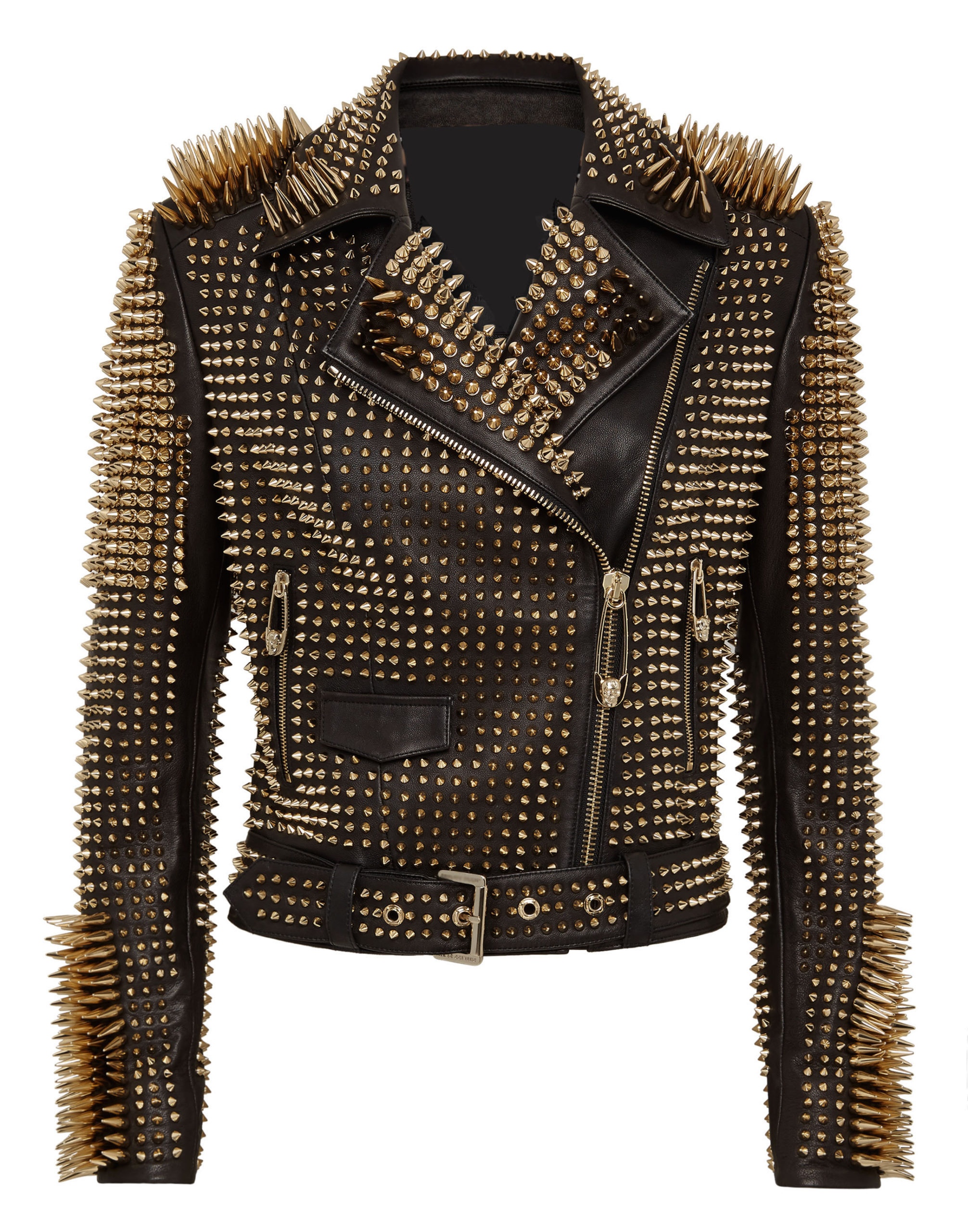 black-leather-golden-spike-studded-punk-style-biker-jacket (2) black-leather-golden-spike-studded-punk-style-biker-jacket