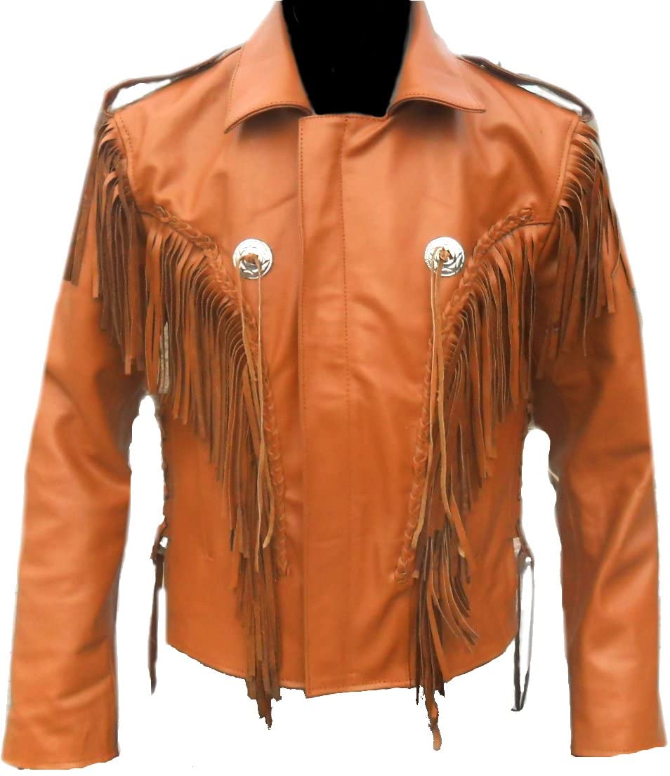 brown-genuine-leather-western-native-american-fringed-beaded-jacket brown-genuine-leather-western-native-american-fringed-beaded-jacket
