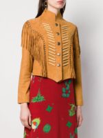 camel-colour-suede-fringed-leather-jacket