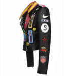 graffiti-rivet-beading-pu-leather-biker-jacket
