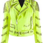 green-leather-studded-biker-jacket