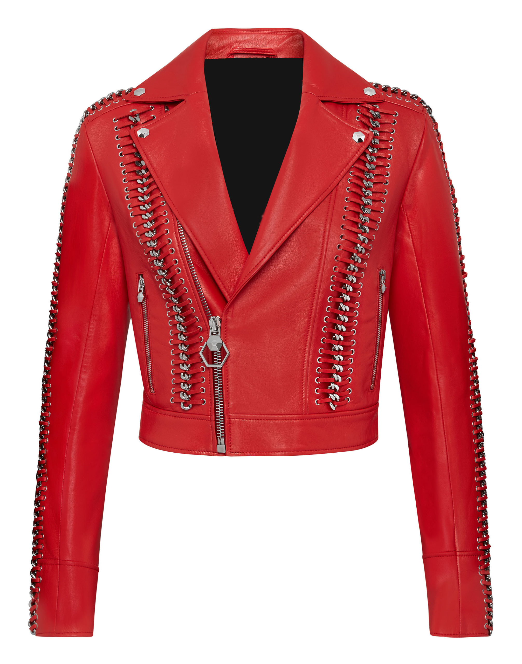 red-perfecto-crystal-work-biker-jacket