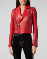 red-perfecto-crystal-work-biker-jacket
