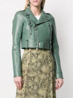 green-lambskin-cropped-leather-biker-jacket