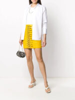 Buckle Detail Biker Mini Skirt