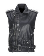 black-calfskin-studded-biker-leather-vest