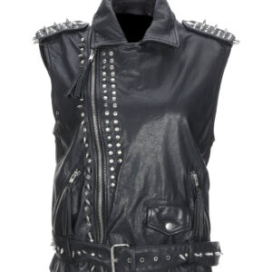 black-calfskin-studded-biker-leather-vest