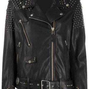 black-leather-silver-studded-biker-jacket