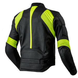 black-yellow-motorcycle-front-zipper-genuine-leather-safety-pads-jacket