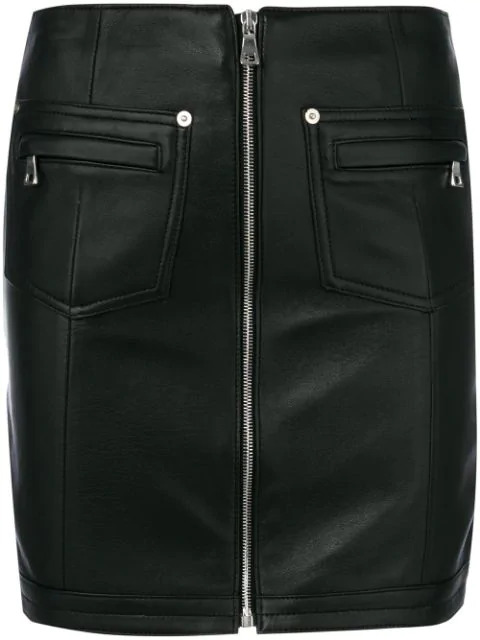 black-zipped-leather-skirt black-zipped-leather-skirt