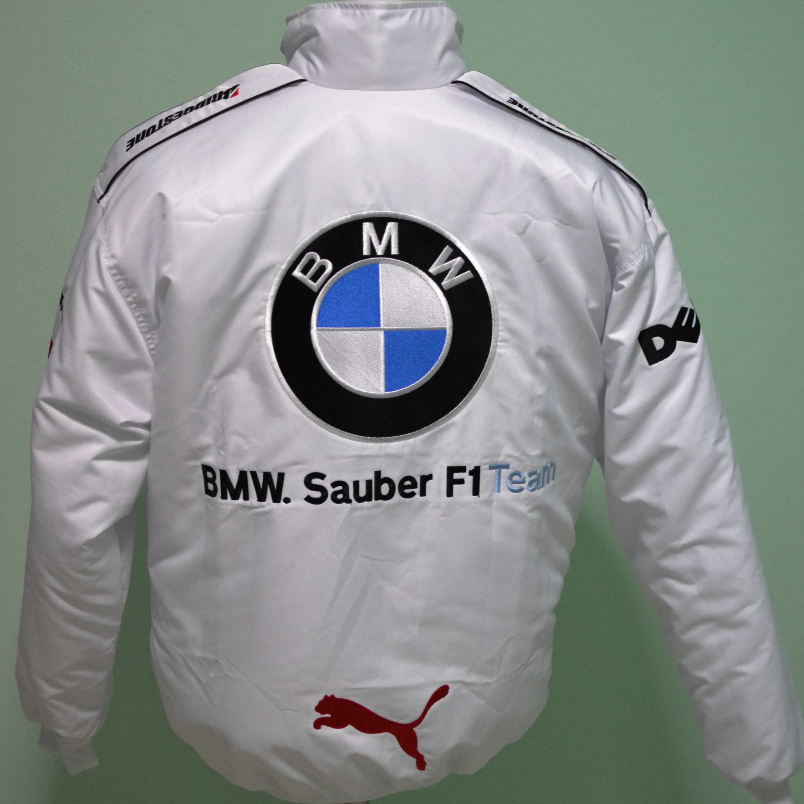 BMW Petronas Blue And White Wind Breaker Jacket - Maker of Jacket